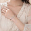 Silver Bracelet Woman Vintage Adjustable Bead Bracelets Jewelry Party Wedding Gift - Image 2