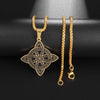 Retro Celtic Knot Pattern Disc Cross Pendant Necklace for Men Gothic Punk Street Jewelry Gift - Image 11