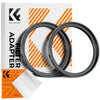 Step Up Ring Aviation-grade Aluminum Filter Adapter Ring 2-pack Cleaning Cloth Lens Ring for ND Cpl UV Lenses Filter - Image 35