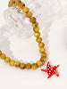 Glass Bead Necklace with Colorful Fish Pendant - Image 4