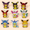 9Pcs Cute Brooch Creative Yellow Elf Enamel Pin Metal Badge Clothing BackPack Jewelry - Image 1