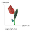 Resin Tulip Brooch for Women Unisex Rhinestone Flower Pin Pearl Plant Lapel Pin Banquet Party Backpack Gifts Jewelry Accessories - Image 23