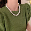 Imitaition Pearl Necklace for Women Simple Collarbone Chain White Choker Necklaces Wedding Jewelry - Image 32