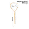 Long Flexible Flat Chain Necklace in Multiple Finishes - Image 4