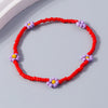 Aihua 1pc Colorful Small Flower Anklet Bohemia Handmade Multi Beaded Rice Beads Ankle Bracelet For Women Beach Jewelry Gifts - Image 7