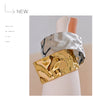 Wide Stainless Steel Cuff Bracelet in Gold-Tone or Silver-Tone - Image 17