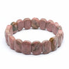 Multi-Faceted 10 x 14 mm Beaded Bracelet in Mixed Stone Colors - Image 13