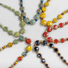 Colorful Distressed Retro Irregular Ceramic Beads Gift Neckalce artware Antique Necklaces Pendants For women # - Image 4
