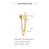 1PC Multiple Styles Silver Gold Plated CZ Huggie Hoop Earrings Women Cartilage Helix Piercing Jewelry - Image 9
