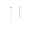 Silver Gold Chain Tassel Stud Earrings for Women Cute Jewelry Minimalist Accessories - Image 7