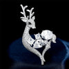 Crystal Christmas Rhinestone Brooches, Santa Reindeer Xmas Lapel Pins, Holiday Clothing Backpack Decor, Festive Jewelry Gifts - Image 13