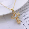 Men Women Hip Hop Zircon Cross Shiny Pendant Stainless Steel Necklace Charm Bling Necklaces Jewelry Gifts - Image 24