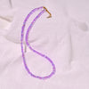 4MM Shiny Crystal Stainless Steel Necklace for Women Colorful Glass Beads Jewelry Accessories - Image 13