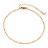 304 Stainless Steel Anklet Gold Color Leg Chain For Women Barefoot Beach Foot Show Simple Anklet 22.5cm(8 7/8") long, 1 Piece - Image 10