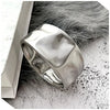 Creative Water Drop Wide Bracelet Statement Gold Color Cuff Open Bracelet Women's Retro Aesthetic Bangle Jewelry - Image 7