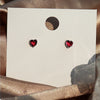 Open Heart Hoop Earrings in Gold Tone or Silver Tone - Image 51