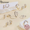 Silver Two Tones Cross Hoop Earrings for Women, Sleek Polished Piercing Huggie Earrings for Women Girl Gift - Image 5
