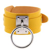 Leather Wristband Bracelet Cuff Goth Metal Armbands Gothic Punk Bracelets Women Men Emo Cosplay Jewelry - Image 15