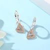 Heart and Hoop Earrings with Cubic Zirconia in Many Styles - Image 3