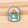 Drink Enamel Pin Plants Brooches Lapel Pins Quotations Badge on Backpack Costume Accessories Jewelry Gifts for Friends - Image 2