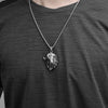 Male Men Animal Lion Pendant Necklace Stainless Steel Chain Black Silver Color Jewelry - Image 6