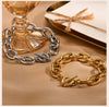 Chunky Toggle Link Chain Bracelet in Stainless Steel - Image 30