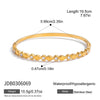 Delicate Crystal Bangle For Women Minimalist Gold Plated Stainless Steel Bangle Party Wedding Jewelry Gift - Image 14