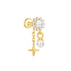 Silver 1Piece Star/Moon Charms Piercing Earrings For Women Long Tassel Pendant Chain Party Jewelry Gifts - Image 24