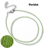Faceted Gemstones Necklace 2mm Beads Quartz Crystal Tourmaline Lapis Shining Stone Beaded Necklace Choker Jewelry - Image 19