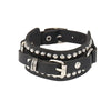 European and American Punk Street Photography Nightclub Pentagram Square Rivet Bracelet Couple PU Leather Bangle - Image 7