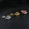 Men's Lapel Brooches, Olive Branch Accessory Pins, Stainless Steel Accessories, Gift Jewelry - Image 4