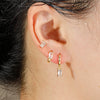 3pcs Stainless Steel Square Cubic Zirconia Hoop Earring Set For Women Tragus Cartilage Earring Piercing Jewelry Accessories Gift - Image 3
