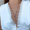 Colourful Long Tassel Necklace for Women Shiny Rhinestone Crystal Zircon Choker Bohemian Statement Jewelry Gifts - Image 5