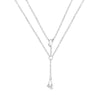 Silver Simple Tennis Chain Necklace Chain Pendant Necklace for Women Birthday Gift Jewelry - Image 41