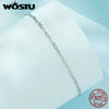 Silver Simple Paper Clip Chain Bracelet For Women Stylish Stacking Links Casual Party Jewelry Gift - Image 5