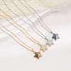 Bling Zircon Star Pendant Necklaces for Women Girls Stainless Steel Chain Cute Star Jewelry Gifts for Friends Lover - Image 2