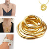 Alloy Bendable Snake Necklace Silver Color Gold Color Flexible Choker Punk Twistable Bracelet for Women Girls Creative Gift - Image 5