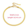 Blade Chain Anklets for Women Gold Color Bracelet on The Leg Stainless Steel Snake Chains Beach Accessories Jewelry - Image 20