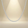 Silver Simple Tennis Chain Necklace Chain Pendant Necklace for Women Birthday Gift Jewelry - Image 4