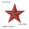 Tassel Shooting Star Pins for Women Unisex Rhinestone Star Brooches Office Party Friend Gifts Jewelry Accessories - Image 8