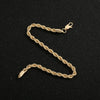 Twisted Unisex Bracelet, Minimalist Style, for Casual Outings, Gold-Plated Twisted Chain - Image 6