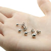 1Pair Small Round Ball Stud Earring For Women Men Stainless Steel Needle Push Back Ear Studs Simple Jewelry - Image 2