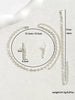 4PC Women's Copper Claw Chain Minimalist Necklace Earrings Bracelet Jewelry Set Wedding Banquet Party Holiday Gift - Image 6