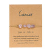 12 Zodiac Signs Woven Card Paper Bracelet for Women Men Minimalist Stone Handmade Braided Bracelet Friendship Jewelry - Image 8