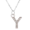 Shining A-Z Letter Pendant Charm Necklace 26 Initial Alphabet Name Clavicle Chain Party Valentine's Day Jewelry Gift - Image 23
