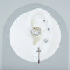 Titanium CZ Cartilage Hoop Earring 16G Septum Hoop Nose Ring Tragus Helix Daith Hinged Clicker Piercing - Image 21