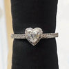 AA Heart Cubic Zirconia Wedding Rings for Women Silver Color Proposal Engagement Ring Temperament Ladies Jewelry - Image 5
