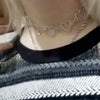 Hollow Korean Sweet Cute Love Statement Heart Chain Collar Jewelry Choker Necklace for Girlfriend Women Gift Cosplay - Image 5