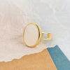 Starfish Pearl Ring Shape Gold Color Adjustable Rings For Women Korean Jewelry Party Accessory - Image 8
