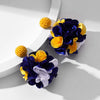 Flower Dangle Earrings For Women Vintage Fairy Wedding Party Jewelry Accessoies - Image 4